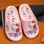 Resim Sanrio Çocuklar İçin Kaymaz Terlikler - Sevimli Çocuk Terlikleri 