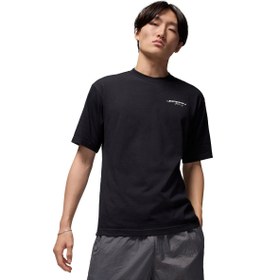 Resim Jordan Prix Crew Erkek Siyah Basketbol T-Shirt IF0782-010 