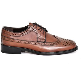 Resim DANACI Hakiki Deri Kahverengi Oxford Erkek Ayakkabı - Kösele Taban 