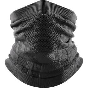 Resim Chaoduo Shop Siyah Stil Termal Kayak Maskesi Baskılı Yüz Kapağı Nefes Alabilir Bandana Boyun Isıtıcı Körüğü Yürüyüş Tüpü Eşarp Spor Bisiklet Kadın Erkek Maskeleri Kış (Yurt Dışından) 
