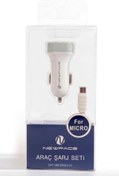 Resim NewFace C17 Micro Usb 2.1a Araç Şarjı Zrnet 