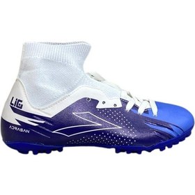 Resim Lig Adrasan Vargas Halısaha Çrp Çim Saha Halı Saha Krampon Futbol Ayakkabı Saks 