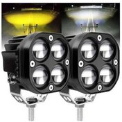 Resim Pazly 2 Adet 3 İnç Spot Led Çalışma Işık Barı Beyaz Sarı 12v 24v Pilsiz Araba 4x4 Atv Offroad Motosiklet Sürme Sis Işıkları Anautos 