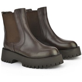 Resim Ziya, Kadın Hakiki Deri Bot 15319z66453 Kahve 15319z66453 300 Kahve 