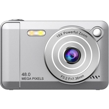 Xindoker 16x Yakınlaştırmalı Hafif Ve Taşınabilir Dijital Fotoğraf Makinesi, 1080p Çözünürlük, Siyah