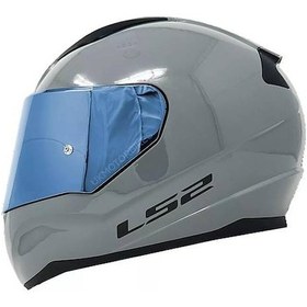 Resim Ls2 Rapıd 2 Nardo Gri Fullface Motosiklet Kaskı Mavi Camlı Nardo Gri 