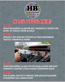 Resim HEDİYENE BAK Joker Yüzü Maske 3 Araç, Araba, Oto, Motorsiklet, Kask, Laptop, Cam Sticker 20x16 cm 