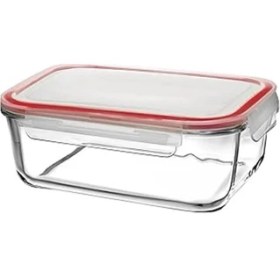 Resim AyrStore Paşabahçe, Borcam, Bake Store Saklama Kabı, 3350 Cc, T A Conta Lsr Kırmızı, Tekli Ofset Tanıtım 