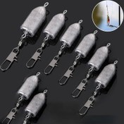 Resim Su Balıkçılığı Ağırlık Mermisi Balıkçılık Takımı Aksesuarları Pesca Ağırlık Yemleri 10g/15g/20g/25g/30g/40g/50g/60g için 