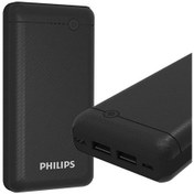 Resim Philips Dlp1720 Cb 20.000 Mah 2xusb Port Çıkış Type-c Micro-usb Powerbank Hızlı Şarj Slim Siyah 