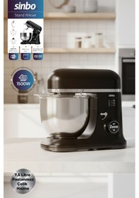 Resim Sinbo SMX-2773 7.5 L 1500 W Dijital Ekranlı Zaman Ayarlı Stand Mikser 