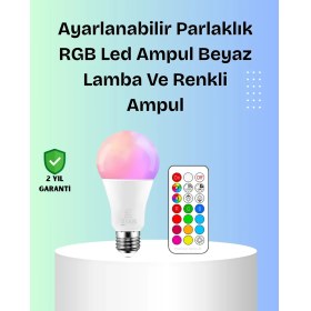 Resim Depomix Rgbw Teknolojili Akıllı LED Ampul, Zamanlayıcılı 