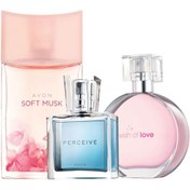 Resim Avon Soft Musk & Wish of Love & Perceive Üçlü Kadın Parfüm Seti 