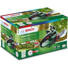 Resim Bosch UniversalChain 18 Ağaç Kesme Makinesi (Akü ve Şarj Cihazı Dahil Değil) - 06008B8001 