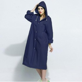 Resim eleven market Marlux Unisex Eva Yağmurluk Lacivert Spor Yağmurluk Mrc-801 