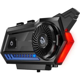 Resim Tp BT57 Motosiklet Kask Kulaklık Intercom Işıklı Motorsiklet Interkom - Lisinya 