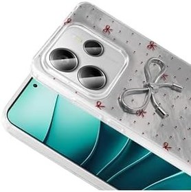 Resim Zipax Xiaomi Redmi İle Uyumlu Note 14 5G Kılıf Figürlü Kamera Korumalı Silikon Zr Ponti Kırmızı 