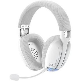 Resim REDRAGON H878 SKULD PRO TRI-MODE KABLOSUZ 7.1 SURROUND AYDINLATMALI GAMING KULAKLIK BEYAZ-GRI 