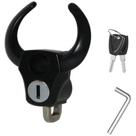 Resim Sones Bullhead Kask Kilit Kancaları Ön Evrensel No-punch Motosiklet Bisiklet Depolama Kancası Siyah 