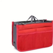 Resim Çok Fonksiyonlu Naylon Seyahat Organizatör Çantası, Minimalist Tarz, Hafif, Makyaj ve Tuvalet Malzemeleri Depolama Cebi ile, El Çantası Organizasyonu için, Makyaj Ba 