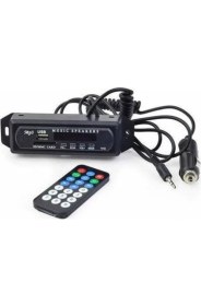Resim Clas Bluetoothlu Araç Oto Teyp Aux USB Sd Mikrofonlu Dönüştürücü Çevirici Mp3 Modülü Müzik Çalar 