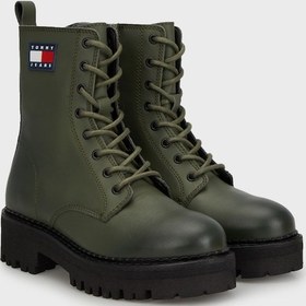 Resim Tommy Jeans Bayan Bot En0en02628 M00 Yeşil Yeşil 