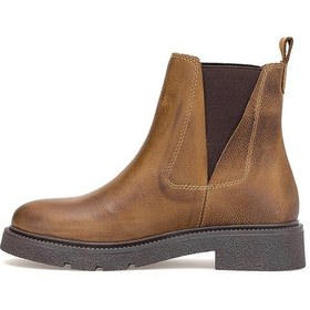 Resim Mammamia D25kb-8335 Kadın Hakiki Nubuk Deri Chelsea Bot Taba Taba 