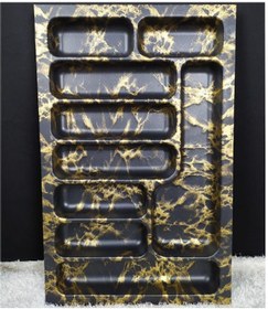 Resim 9 Bölmeli Kaşıklık Büyük Boya1343 925 Çok Renkli 