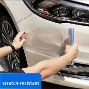 Resim Araba Cilt Koruma Filmi Anti-çizik Su Geçirmez Şeffaf Fırınsız Çizik Geçirmez Araba Koruyucu Sticker 