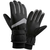 Resim Kış Sıcak Eldivenler Snowboard Kadınlar Açık Hava Sporları Çalışmaları İçin Yumuşak Kayak Eldivenleri 