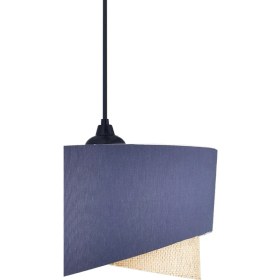 Resim Elips 2 Katlı Kumaş Pasta Avize Çocuk Odası Yatak Odası Salon Mutfak Hol 