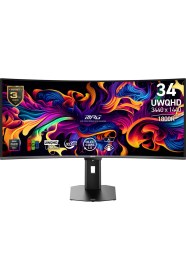 Resim MSI MPG 341CQR QD-OLED X36 34″ 360Hz 0.03ms Adaptive Sync UWQHD Curved 1800R Gaming (Oyuncu) Monitö 