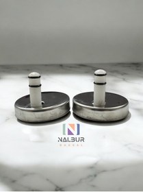Resim Nalbur Bakkal Vitra Klozet kapak Vidası Yeni tip Krom Paslanmaz 
