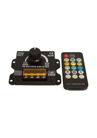 Resim 5-24 Volt 17 Tuşlu CCT-Tunable Led Kontrol Kumandası 2 Kanal Led Dimmer 