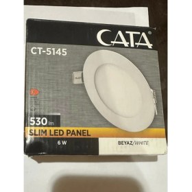 Resim Cata CT-5145 6W 6400K (Beyaz Işık) Sıva Altı LED Panel 
