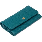 Resim Mavi Deri Kadın Cüzdan - S1CB00005787-T9L 