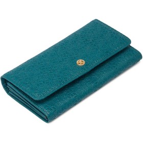 Resim Mavi Deri Kadın Cüzdan - S1CB00005787-T9L 