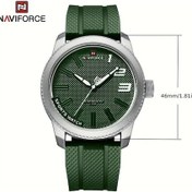 Resim Sunshine022 Navıforce Erkek Spor Kola Saati Yeşil Kadran Dijital Gösterge Pil Gücü Dayanıklı Diğer 