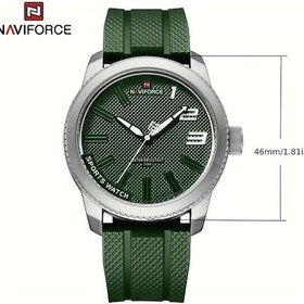 Resim Sunshine022 Navıforce Erkek Spor Kola Saati Yeşil Kadran Dijital Gösterge Pil Gücü Dayanıklı Diğer 
