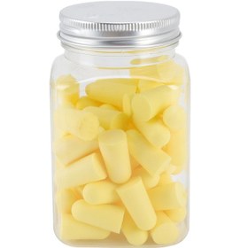 Resim Gürültü Azaltma Ve Ses Engelleme İçin 60 Adet Sarı Yumuşak Kulak Tıkacı 