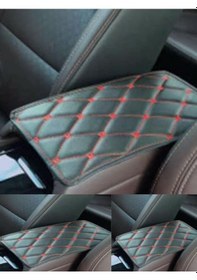 Resim Bentley Uyumlu Araç,araba,oto Kolçak Minderi Kırmızı 