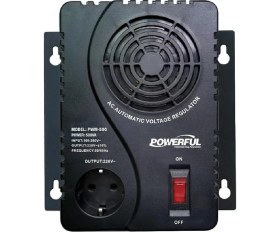 Resim PWM-500 500VA 250W Kombi, Buzdolabı Otomatik Voltaj Regülatörü 