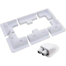 Resim Sparkstar Tekne Ve Karavan Için Güneş Paneli Montaj Seti 7 Parça Beyaz Renkli 