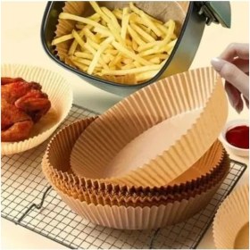 Resim Pişirme Kağıdı, Fritöz Yağlı Kağıdı, Yanmaz Pişirme Kağıdı, Hava Fritözü Pişirme Kağıdı, Airfryer Kağıdı, Fritöz Pişirme Kağıdı, Yağsız Pişirme Kağıdı, Yuvarlak Airfreyer Kağıdı (50ADET) 