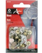Resim ÖZ-EL AŞ 9 mm 24 adet Antik Kahve Renkli Rivet 500 401 