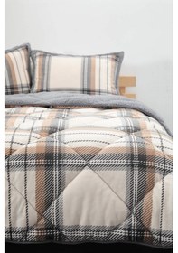 Resim Merinos Comforter Volenta Çift Kişilik Yorgan Seti - Gri 