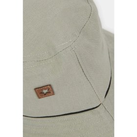 Resim DeFacto Etiket Baskılı Keten Karışımlı Bucket Şapka Erkek Bebek C2744A526SM 