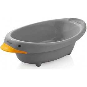 Resim Babyjem Neşeli Ördek Bebek Banyo Küveti Soft Gri Çok Renkli 