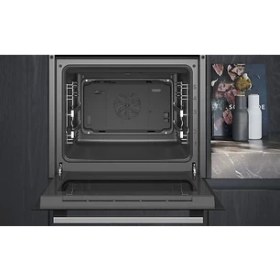 Resim Siemens HB557JEB6T Siyah Ankastre Fırın 