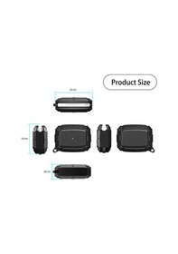 Resim Apple Uyumlu AirPods Pro Kılıf Sert Silikon Kancalı A10 